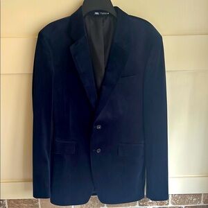 Zara Men's Navy Blazer